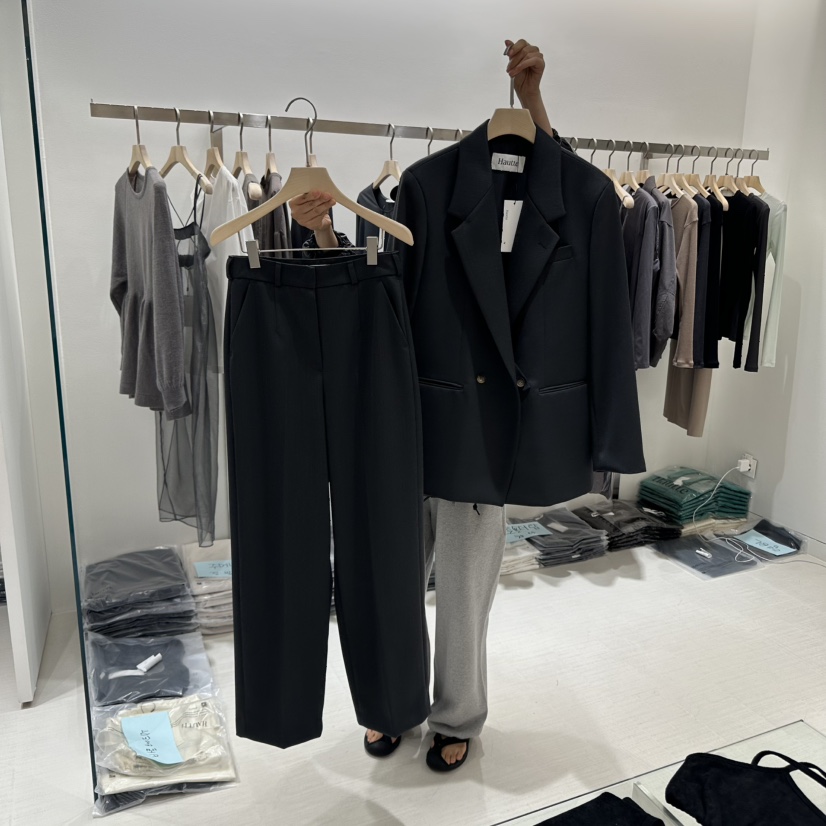 HAUTTE-P東大門㊣實拍女士新品推薦時尚職業人氣熱賣休閑褲HAUTTE休閑褲