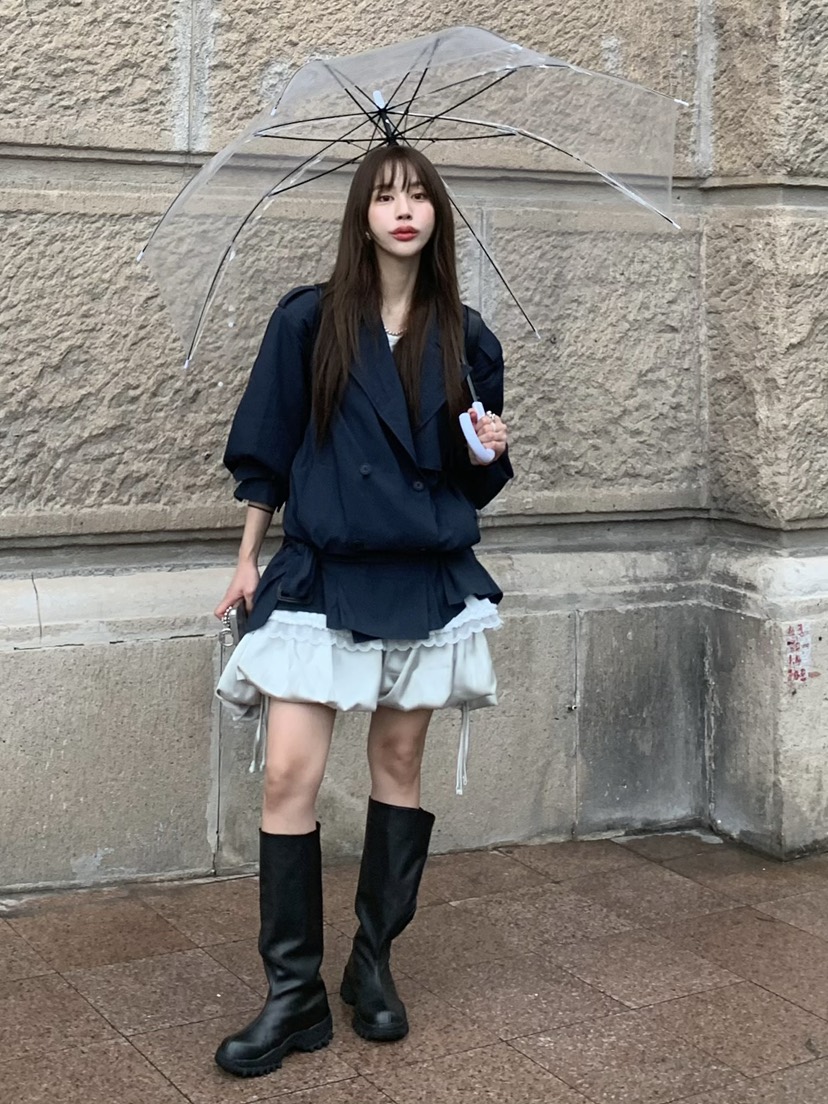 BERTHA東大門㊣代購女士新款25秋冬熱賣休閑人氣真品時尚短裙BERTHA短裙
