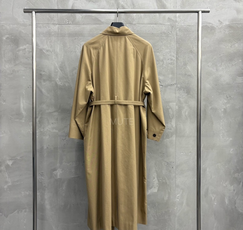 MUTE-P東大門㊣代購女士新品職業人氣時尚真品25秋冬長款風衣MUTE長款風衣