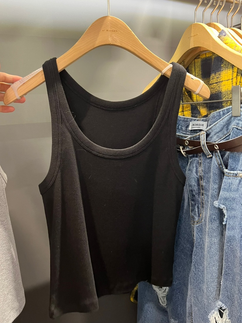 EL BOSQUE東大門㊣實拍女裝新品25秋冬人氣休閑真品吊帶背心EL BOSQUE吊帶/背心圖色3