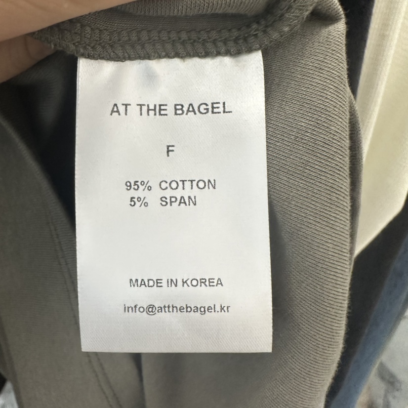 AT THE BAGEL韓國直郵㊣女士新款熱賣職業推薦時尚休閑T恤AT THE BAGELT恤