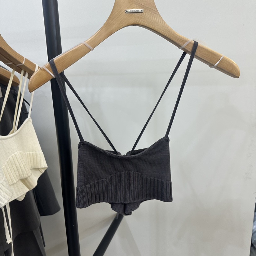 3 ANOTHER東大門㊣代購女士新品職業休閑25秋冬時尚吊帶背心3 ANOTHER吊帶/背心圖色3