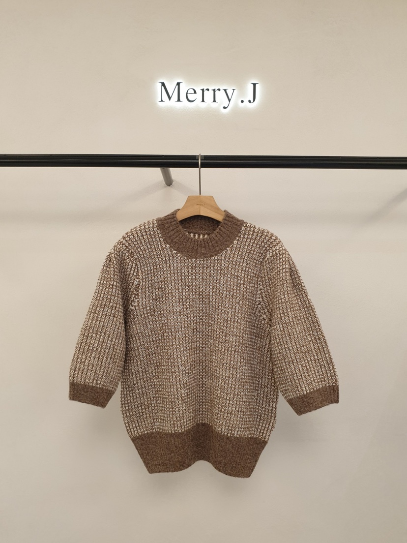 MERRY-J韓國直郵㊣女士新品人氣熱賣25秋冬職業時尚針織衫MERRY-J針織衫