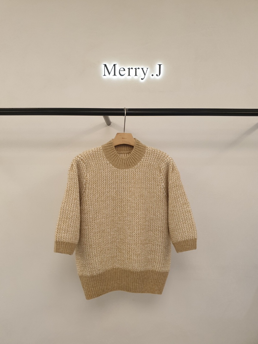 MERRY-J韓國直郵㊣女士新品人氣熱賣25秋冬職業時尚針織衫MERRY-J針織衫圖色2