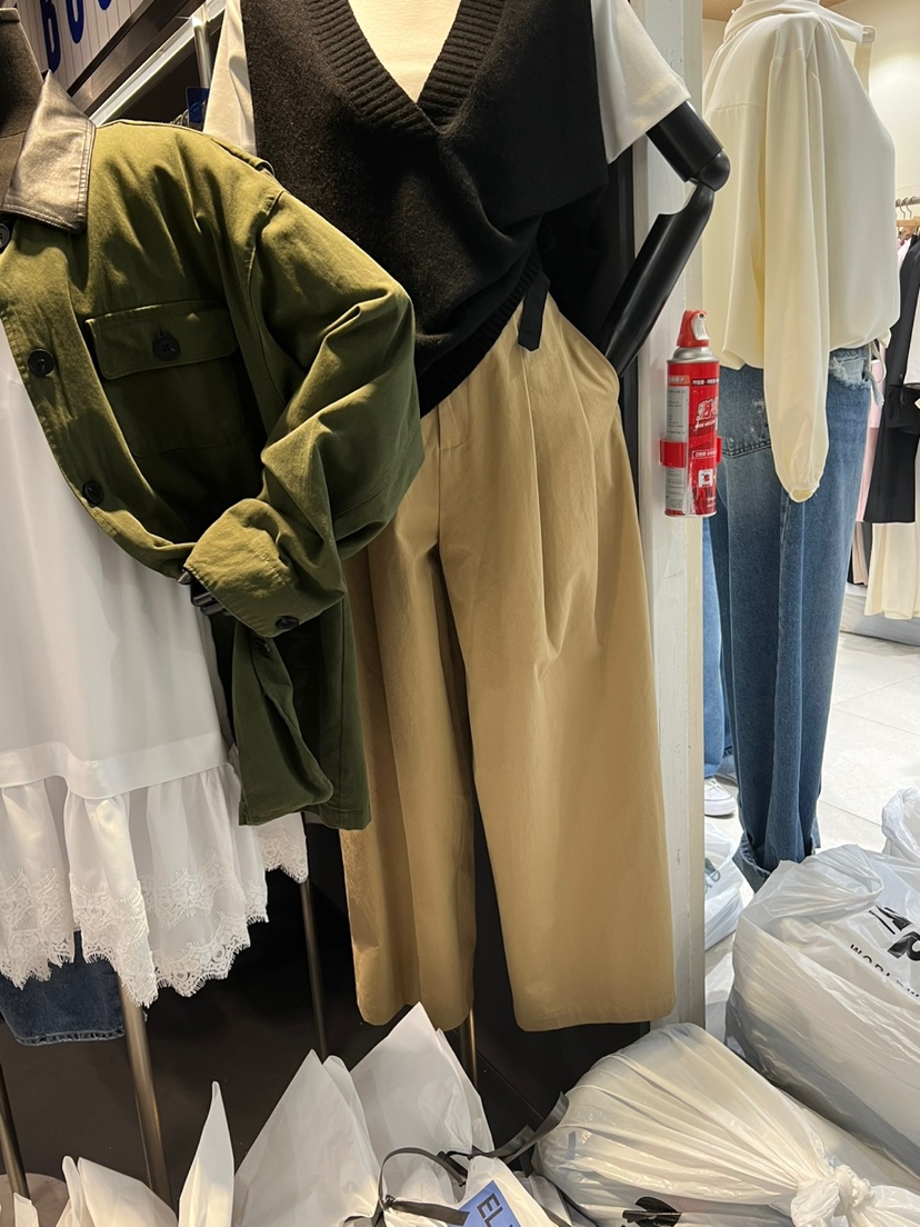 EL BOSQUE東大門㊣實拍女裝新品職業休閑25秋冬熱賣休閑褲EL BOSQUE休閑褲圖色2