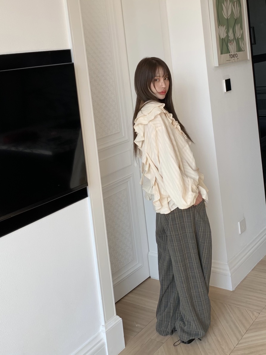BERTHA韓國代購㊣女裝新款職業25秋冬真品人氣休閑推薦休閑褲BERTHA休閑褲