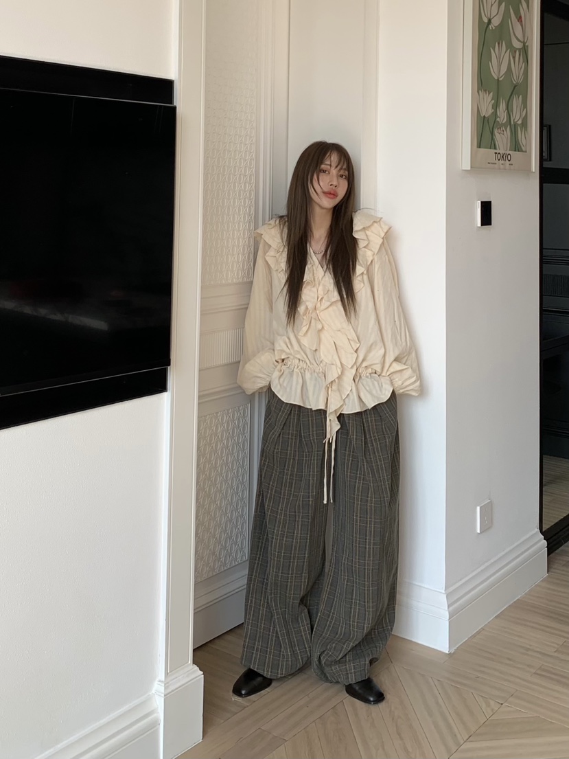 BERTHA韓國代購㊣女裝新款職業25秋冬真品人氣休閑推薦休閑褲BERTHA休閑褲