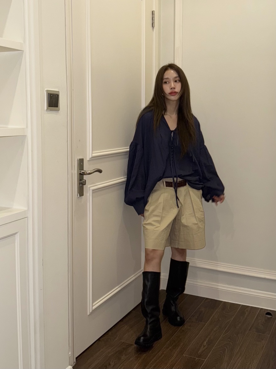 BERTHA東大門㊣代購女士新款25秋冬真品職業人氣襯衫蕾絲衫BERTHA襯衫/蕾絲衫