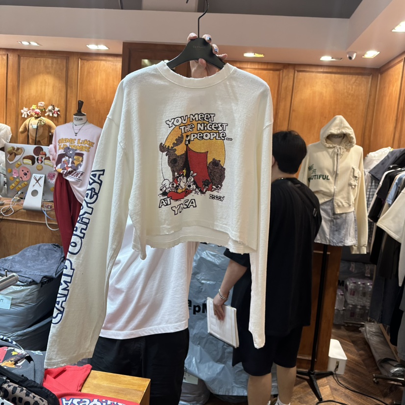 GARMENT-P東大門㊣直郵女裝新款25秋冬人氣休閑推薦長袖T恤GARMENT長袖T恤圖色3