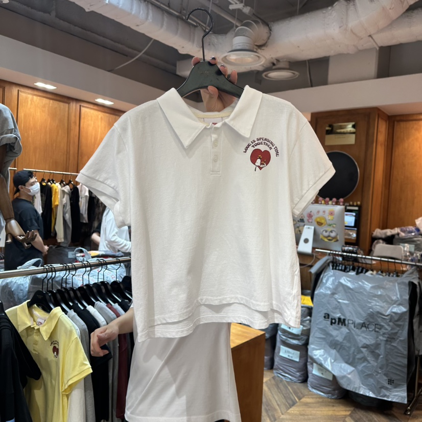 GARMENT-P韓國代購㊣女士新品人氣推薦熱賣真品職業時尚T恤GARMENTT恤