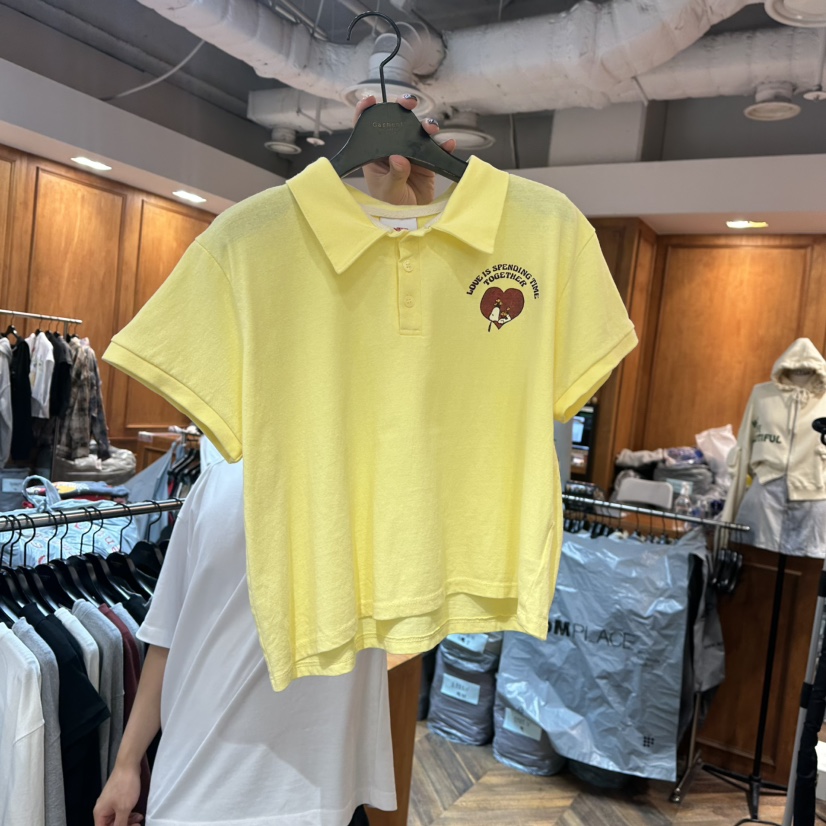 GARMENT-P韓國代購㊣女士新品人氣推薦熱賣真品職業時尚T恤GARMENTT恤圖色2
