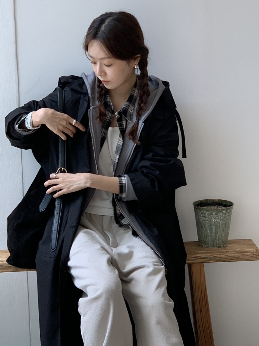 BAKING POWDER東大門㊣直郵女裝新品人氣職業真品長款風衣BAKING POWDER長款風衣