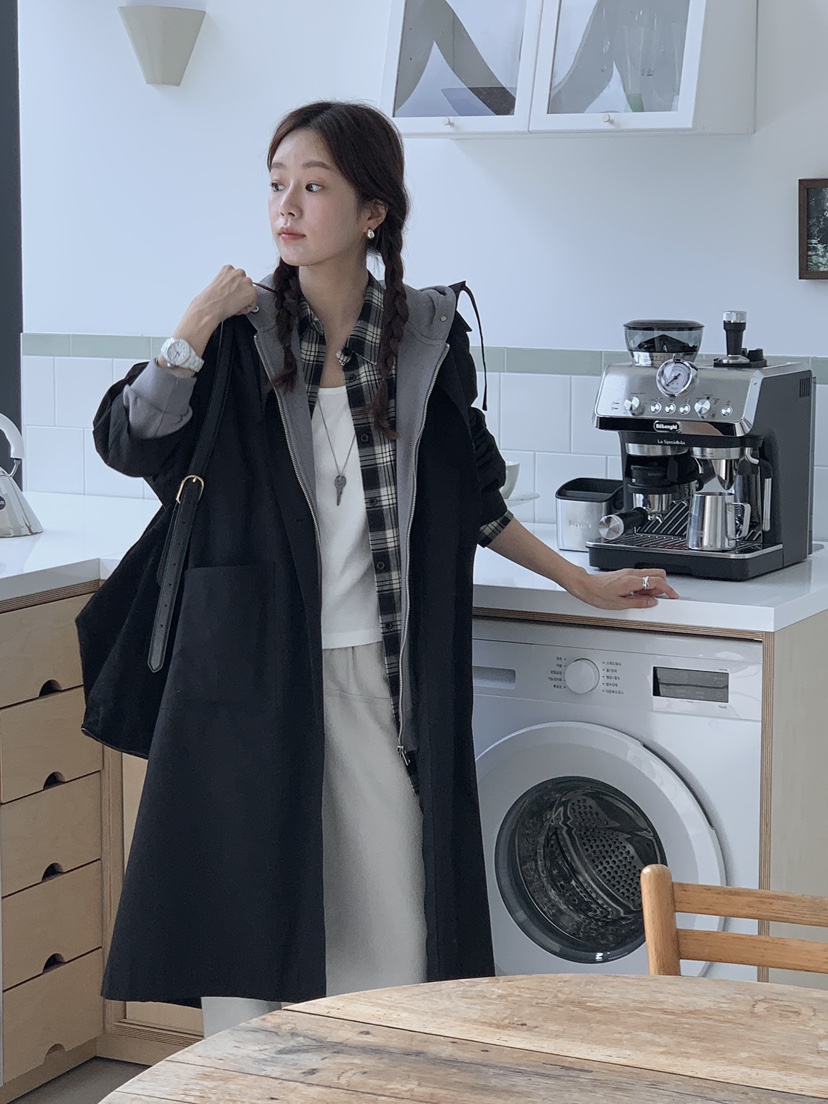 BAKING POWDER東大門㊣直郵女裝新品人氣職業真品長款風衣BAKING POWDER長款風衣