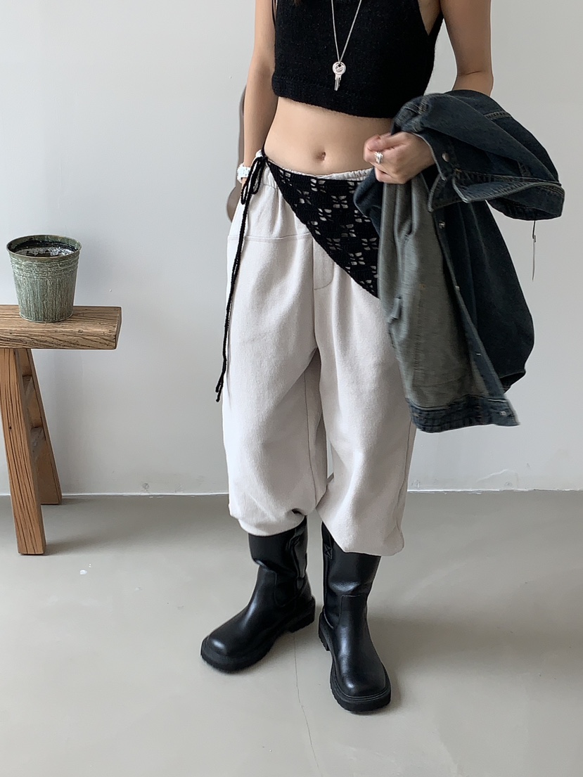 BAKING POWDER東大門㊣實拍女裝新款人氣25秋冬職業休閑褲BAKING POWDER休閑褲