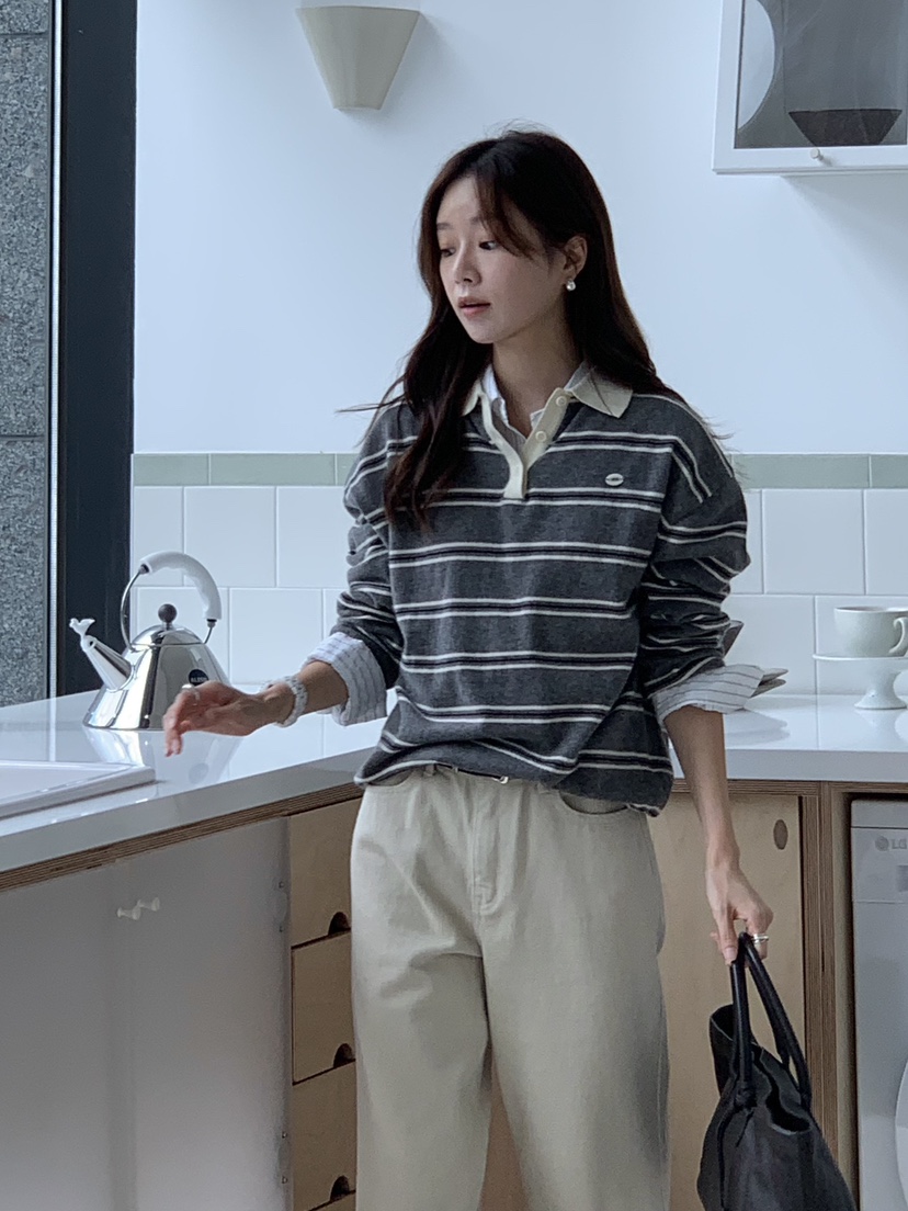 BAKING POWDER韓國直郵㊣女裝新款推薦休閑職業25秋冬針織衫BAKING POWDER針織衫