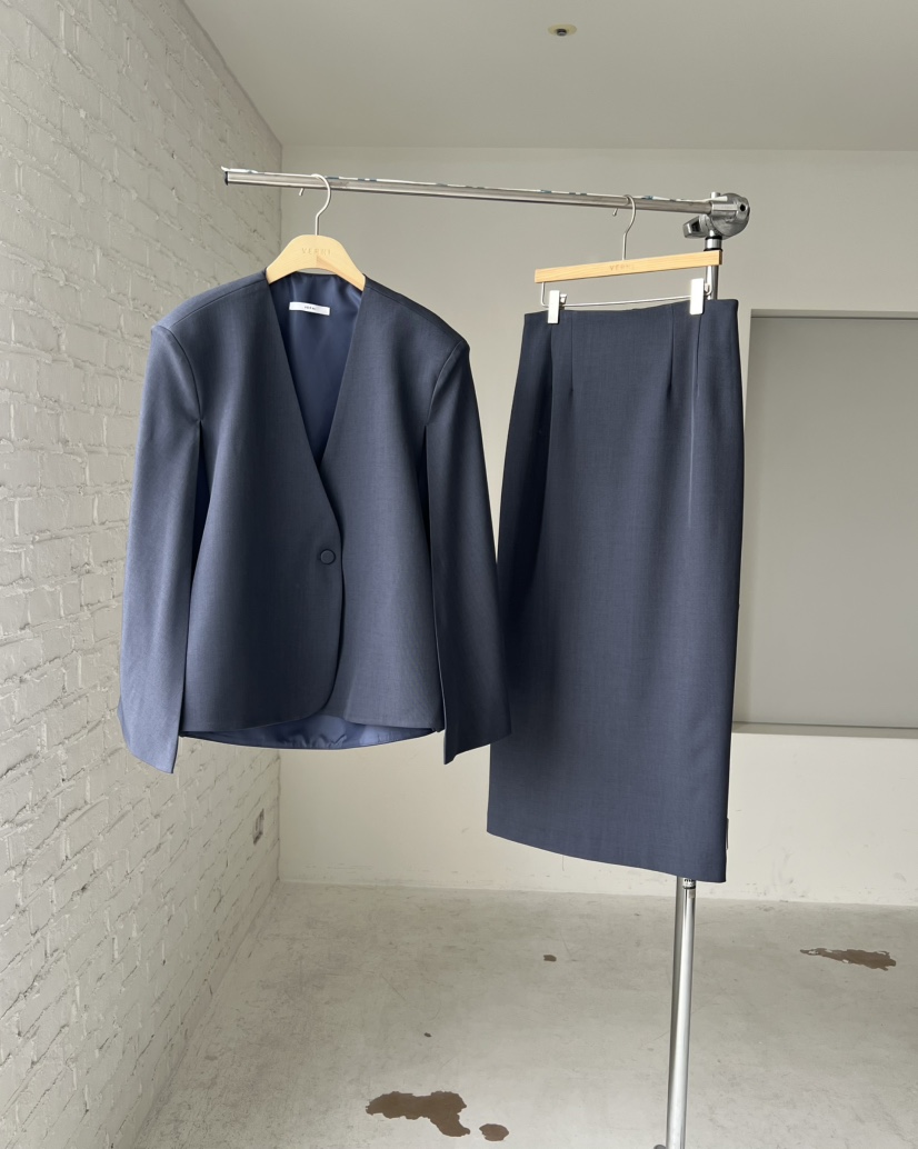 VERNI東大門㊣實拍女裝新款休閑職業熱賣時尚真品25秋冬夾克斗篷VERNI夾克