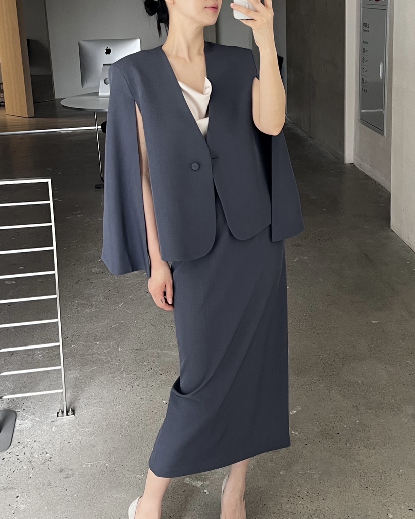 VERNI東大門㊣實拍女裝新款休閑職業熱賣時尚真品25秋冬夾克斗篷VERNI夾克