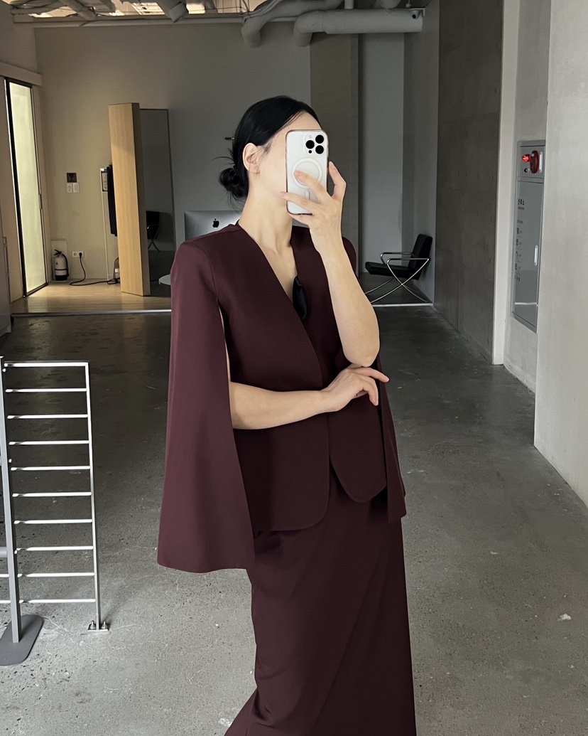 VERNI東大門㊣實拍女裝新款休閑職業熱賣時尚真品25秋冬夾克斗篷VERNI夾克