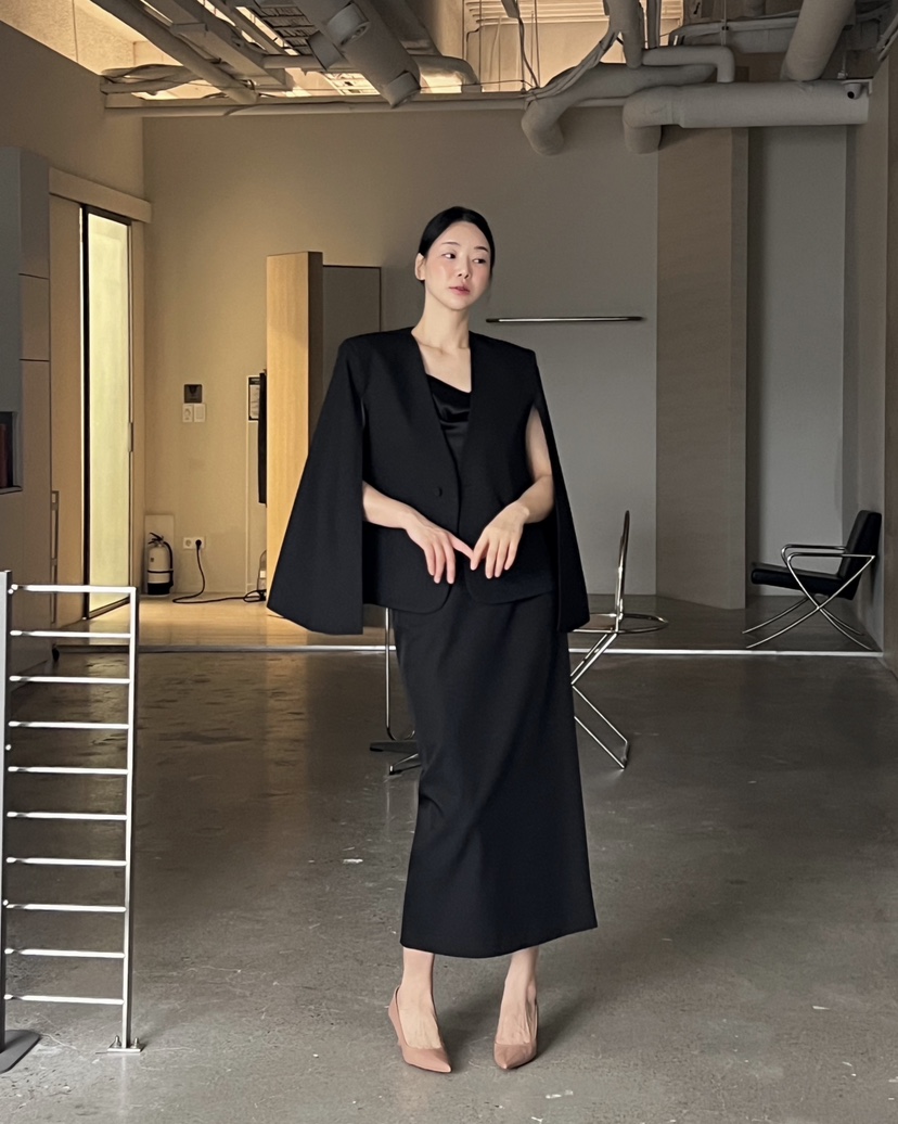 VERNI東大門㊣實拍女裝新款休閑職業熱賣時尚真品25秋冬夾克斗篷VERNI夾克