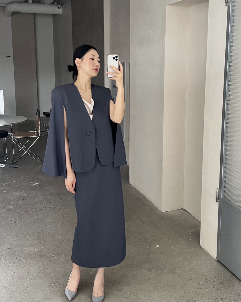 VERNI東大門㊣實拍女裝新款休閑職業熱賣時尚真品25秋冬夾克斗篷VERNI夾克