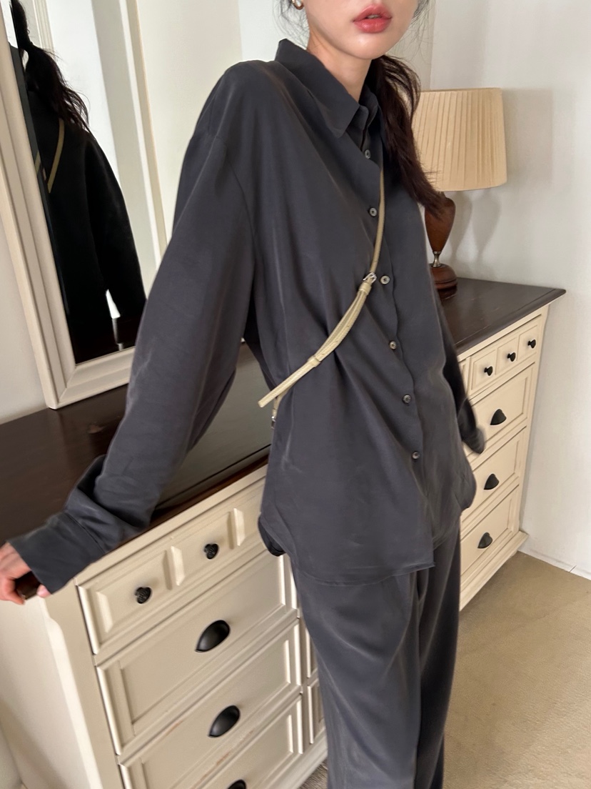 ME MO東大門㊣直郵女士新品人氣時尚休閑25秋冬襯衫蕾絲衫ME MO襯衫/蕾絲衫