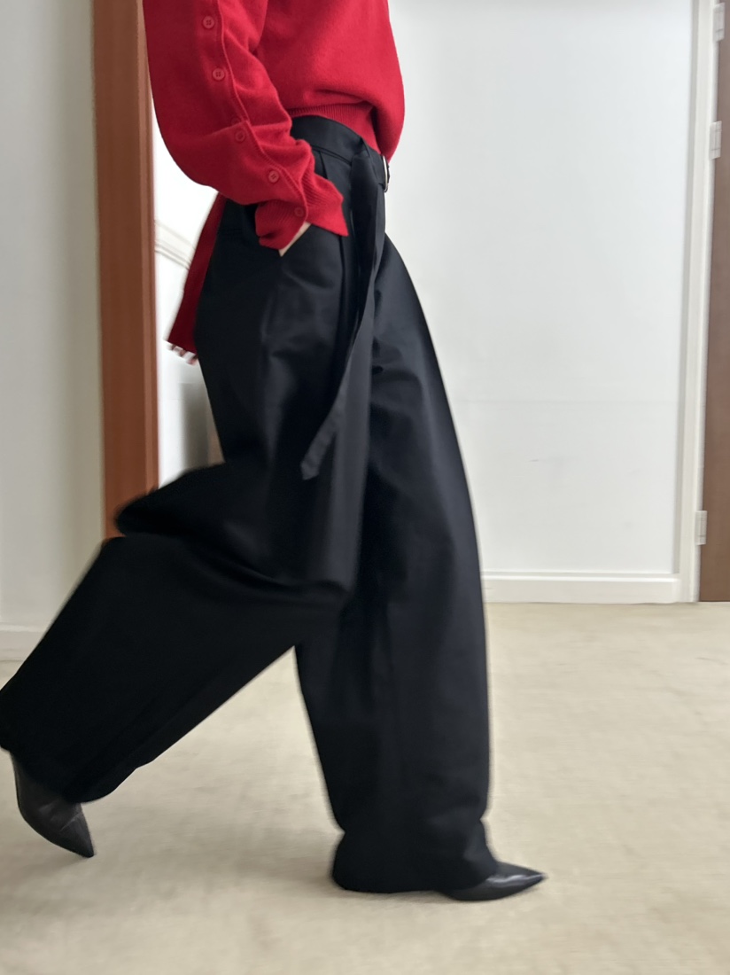 ME MO韓國直郵㊣女士新品熱賣職業推薦時尚25秋冬人氣休閑褲ME MO休閑褲圖色1