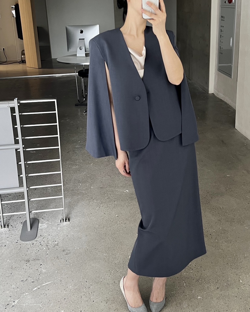VERNI韓國直郵㊣女士新品時尚25秋冬休閑人氣真品推薦職業長裙VERNI長裙