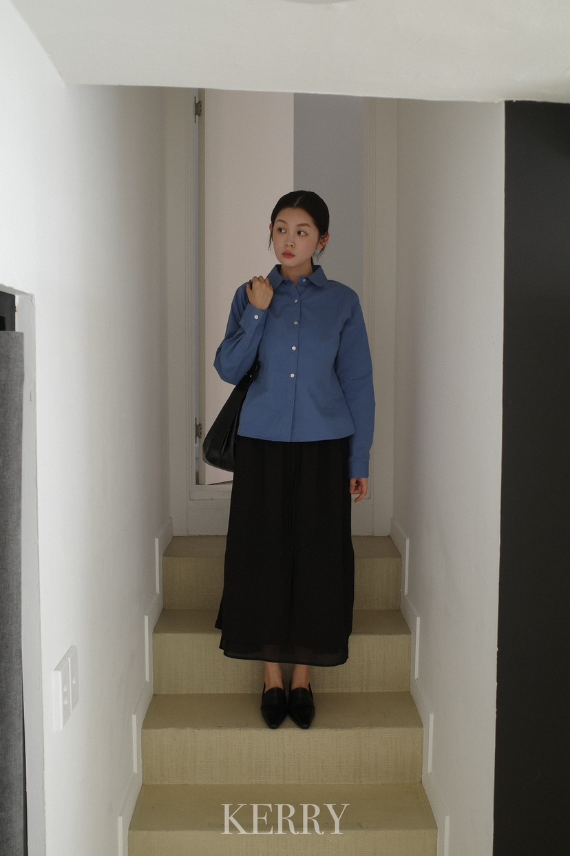 KERRY韓國直郵㊣女士新款休閑職業時尚熱賣人氣25秋冬襯衫蕾絲衫KERRY襯衫/蕾絲衫
