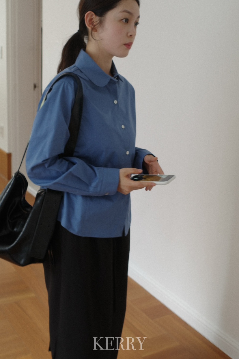 KERRY韓國直郵㊣女士新款休閑職業時尚熱賣人氣25秋冬襯衫蕾絲衫KERRY襯衫/蕾絲衫