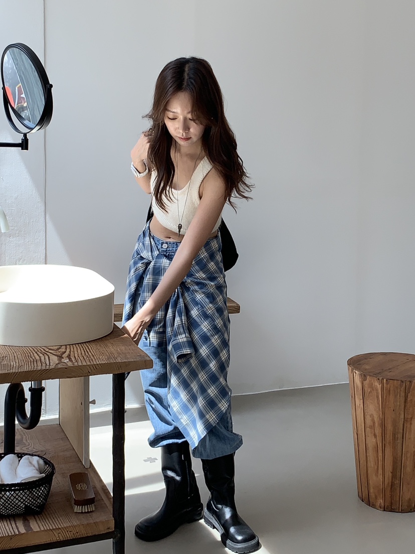 BAKING POWDER韓國代購㊣女裝新款25秋冬真品休閑吊帶背心BAKING POWDER吊帶/背心