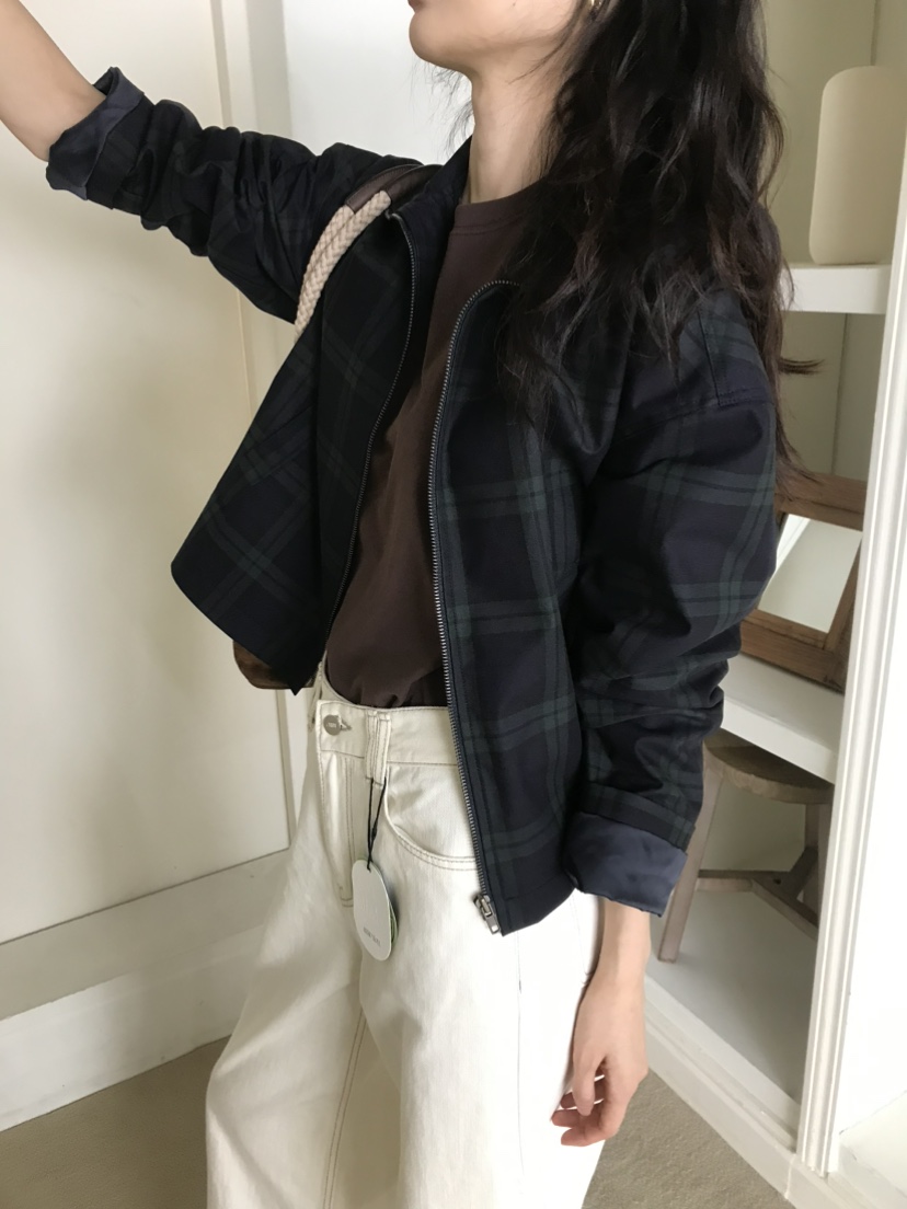ME MO韓國代購㊣女士新款時尚職業熱賣真品人氣25秋冬夾克拉鏈ME MO夾克