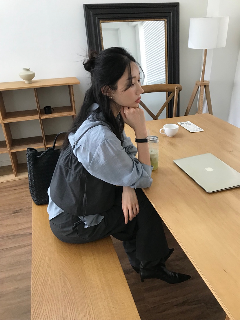 ME MO韓國直郵㊣女裝新款休閑25秋冬吊帶背心不含內搭緊身ME MO吊帶/背心