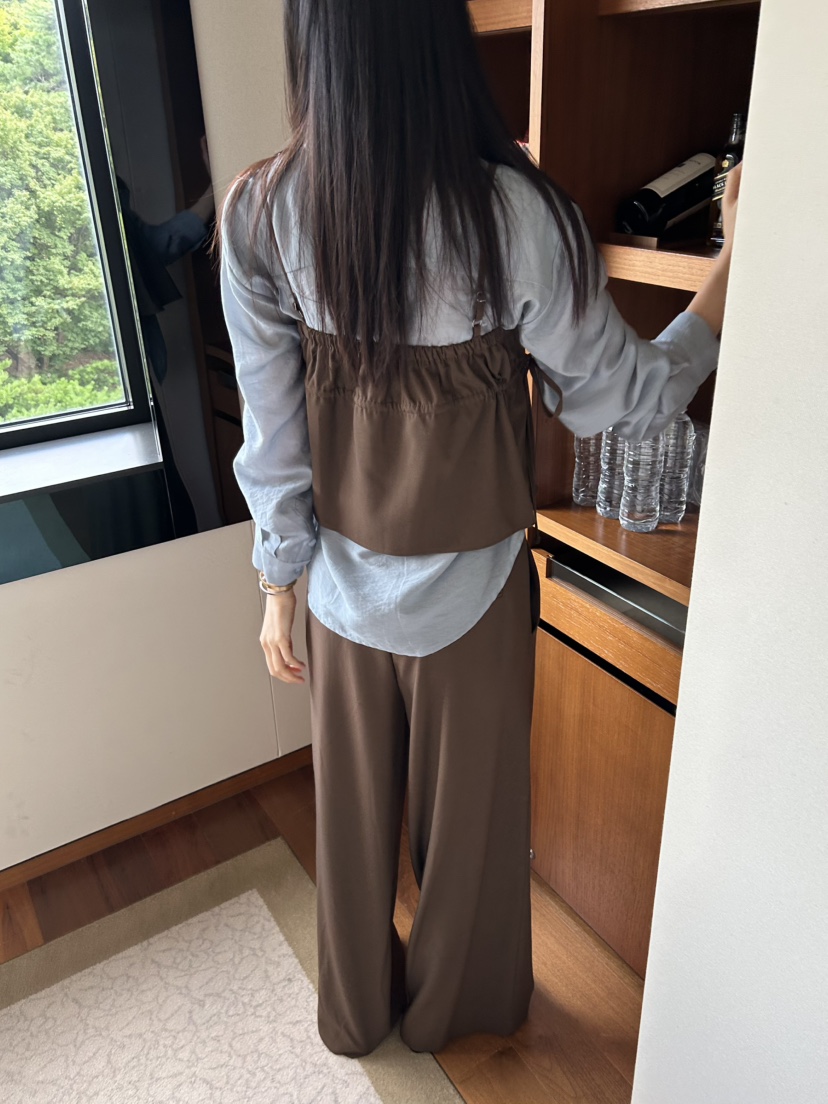 ME MO韓國直郵㊣女裝新款休閑25秋冬吊帶背心不含內搭緊身ME MO吊帶/背心