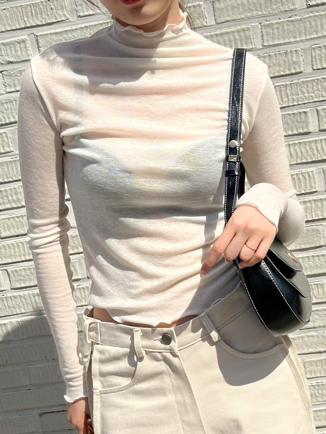 LEREVE-OT東大門㊣實拍女裝新品25秋冬休閑時尚熱賣長袖T恤LEREVE長袖T恤圖色5