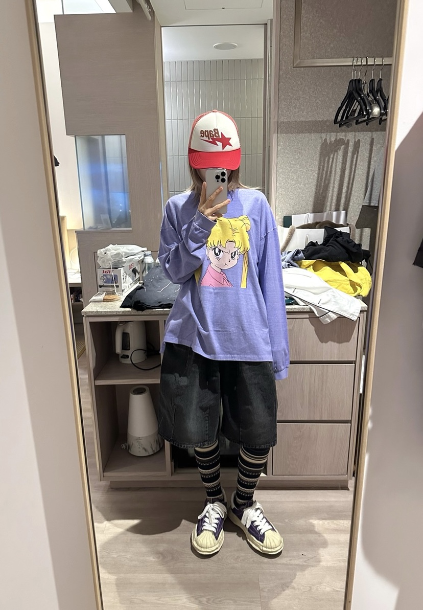 CRACKERS韓國直郵㊣女士新款25秋冬真品人氣時尚熱賣長袖T恤CRACKERS長袖T恤
