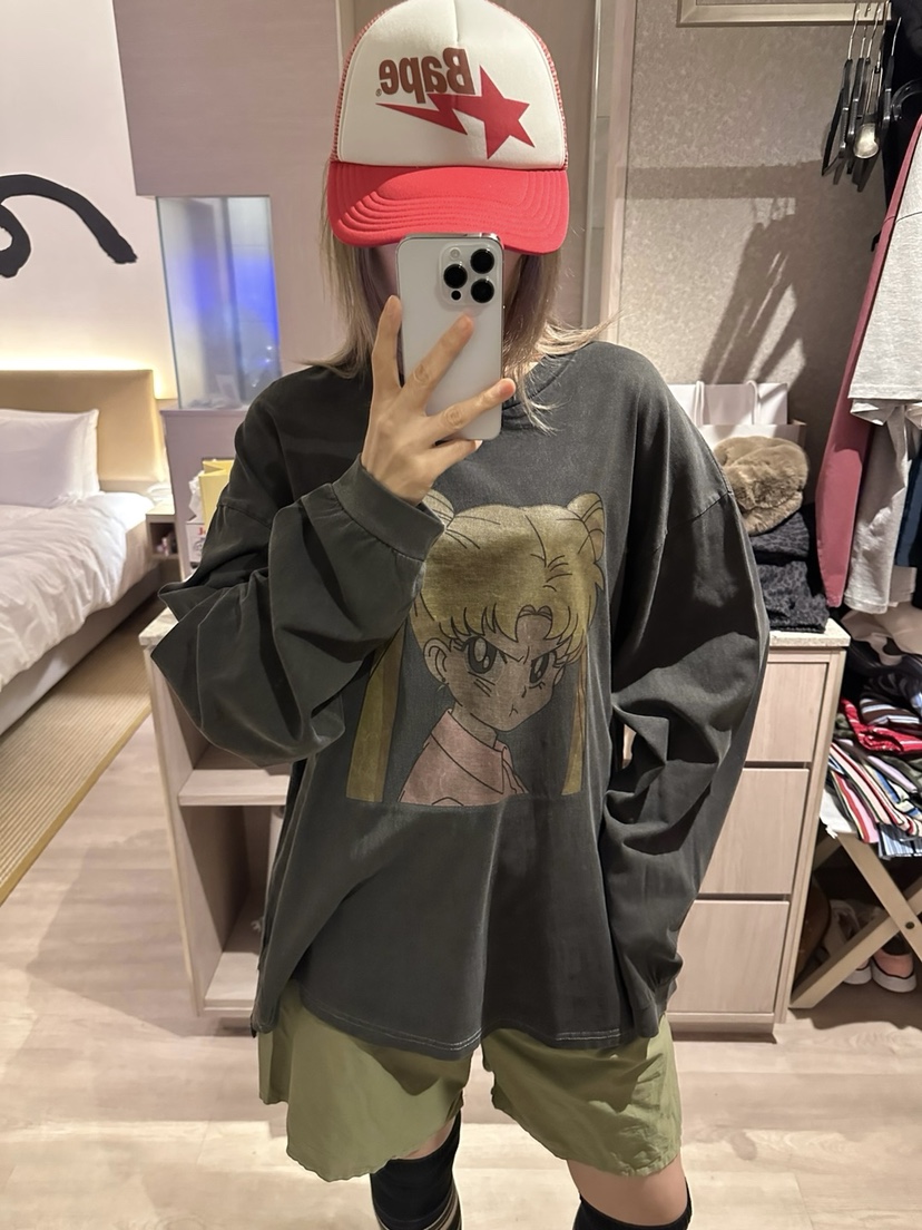 CRACKERS韓國直郵㊣女士新款25秋冬真品人氣時尚熱賣長袖T恤CRACKERS長袖T恤