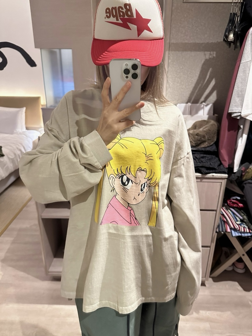 CRACKERS韓國直郵㊣女士新款25秋冬真品人氣時尚熱賣長袖T恤CRACKERS長袖T恤圖色2