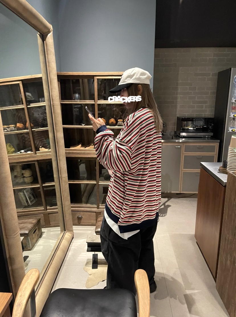 CRACKERS韓國直郵㊣女士新品推薦熱賣時尚人氣休閑真品針織衫CRACKERS針織衫