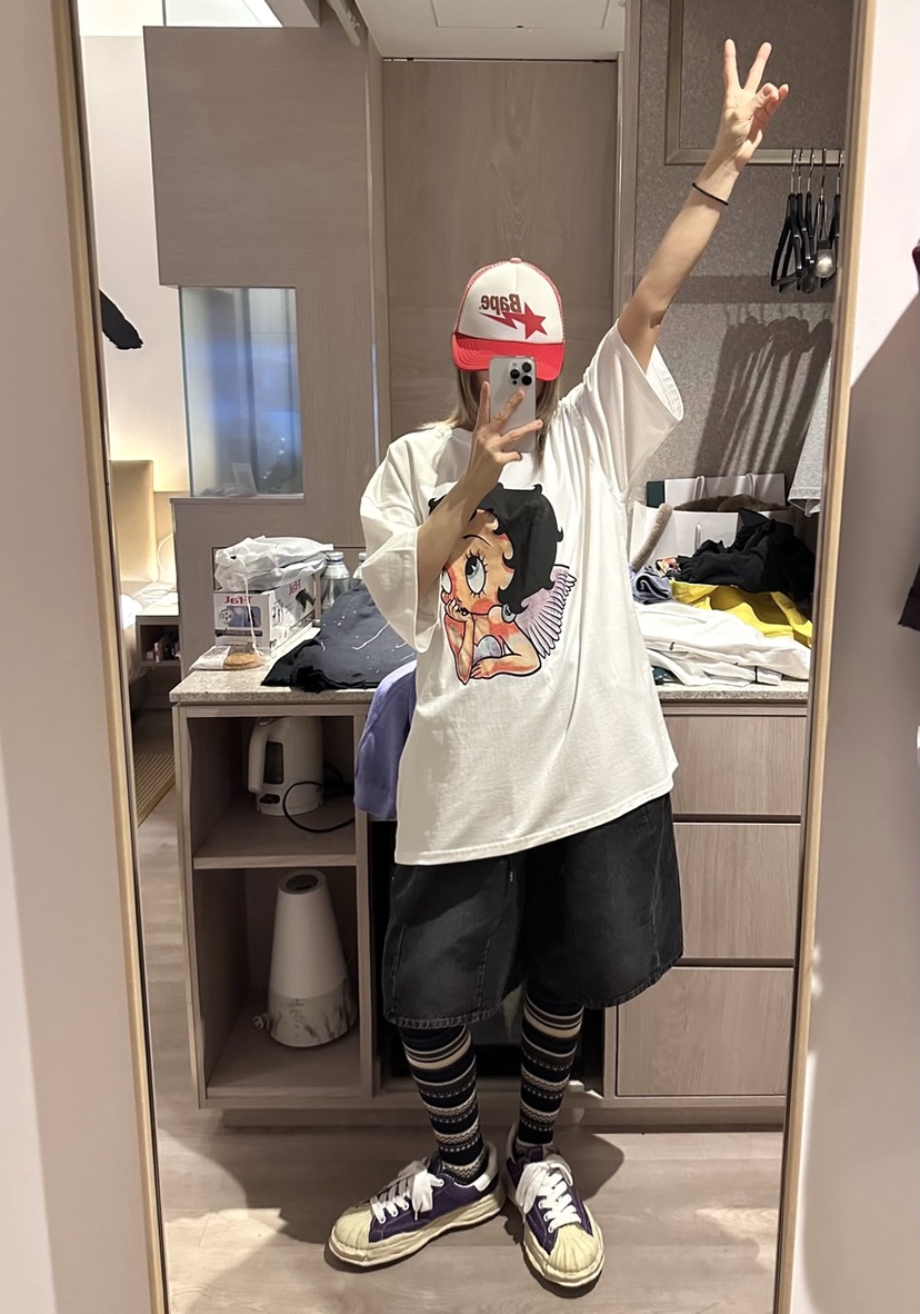 CRACKERS韓國直郵㊣女士新款25秋冬時尚休閑人氣熱賣真品T恤CRACKERST恤