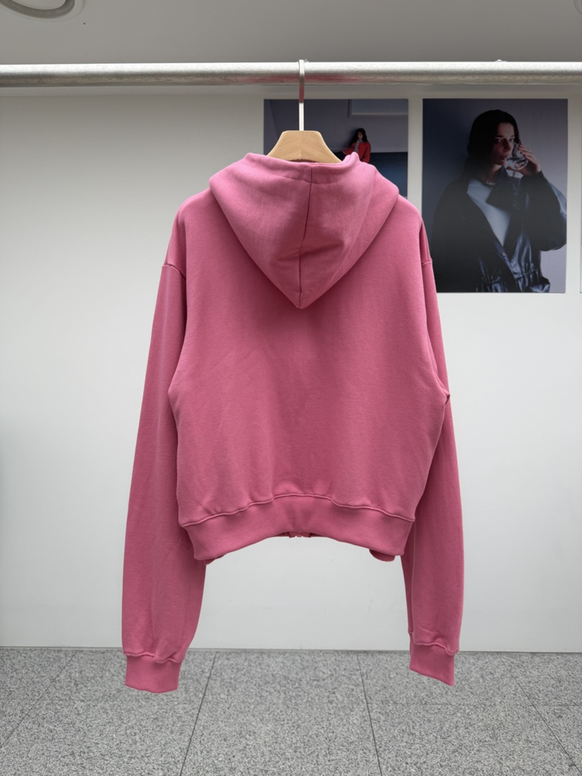 MADE-P韓國代購㊣女裝新款25秋冬休閑熱賣真品夾克荷葉邊兜帽MADE-P夾克