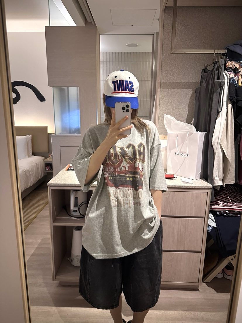 CRACKERS東大門㊣直郵女裝新款時尚休閑推薦人氣25秋冬熱賣T恤CRACKERST恤