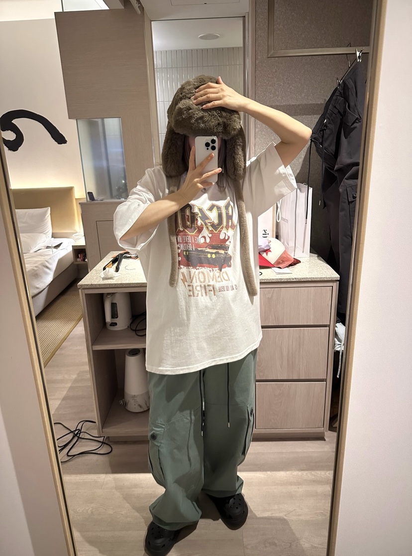 CRACKERS東大門㊣直郵女裝新款時尚休閑推薦人氣25秋冬熱賣T恤CRACKERST恤