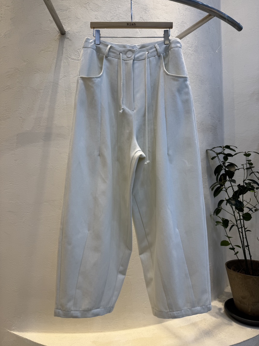 RIAH韓國直郵㊣女士新款時尚人氣職業休閑熱賣25秋冬休閑褲RIAH休閑褲圖色2
