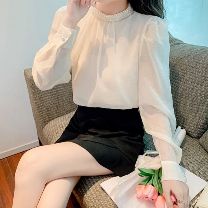 BLING BLING-S韓國代購㊣女裝新款休閑25秋冬熱賣襯衫蕾絲衫BLING BLING-S襯衫/蕾絲衫