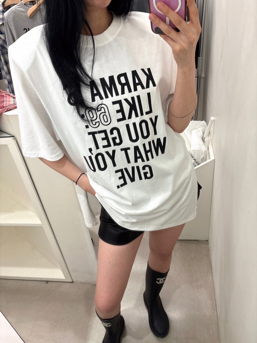 JENNIE東大門㊣代購女裝新款真品職業休閑人氣25秋冬時尚T恤JENNIE/VENEFITT恤圖色2