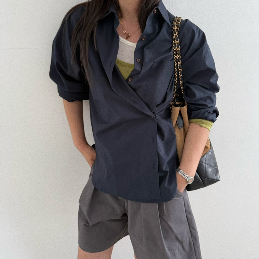 OLI SEOUL東大門㊣代購女士新品人氣推薦休閑25秋冬襯衫蕾絲衫OLI SEOUL襯衫/蕾絲衫