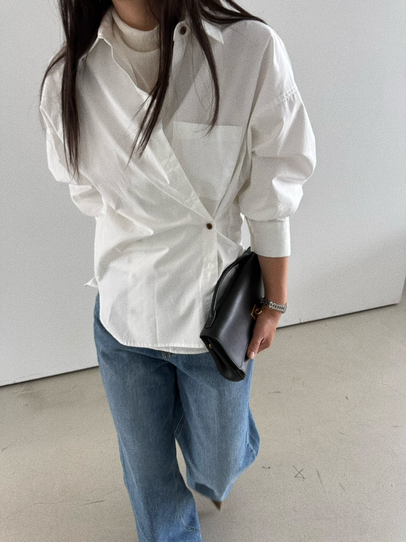 OLI SEOUL東大門㊣代購女士新品人氣推薦休閑25秋冬襯衫蕾絲衫OLI SEOUL襯衫/蕾絲衫