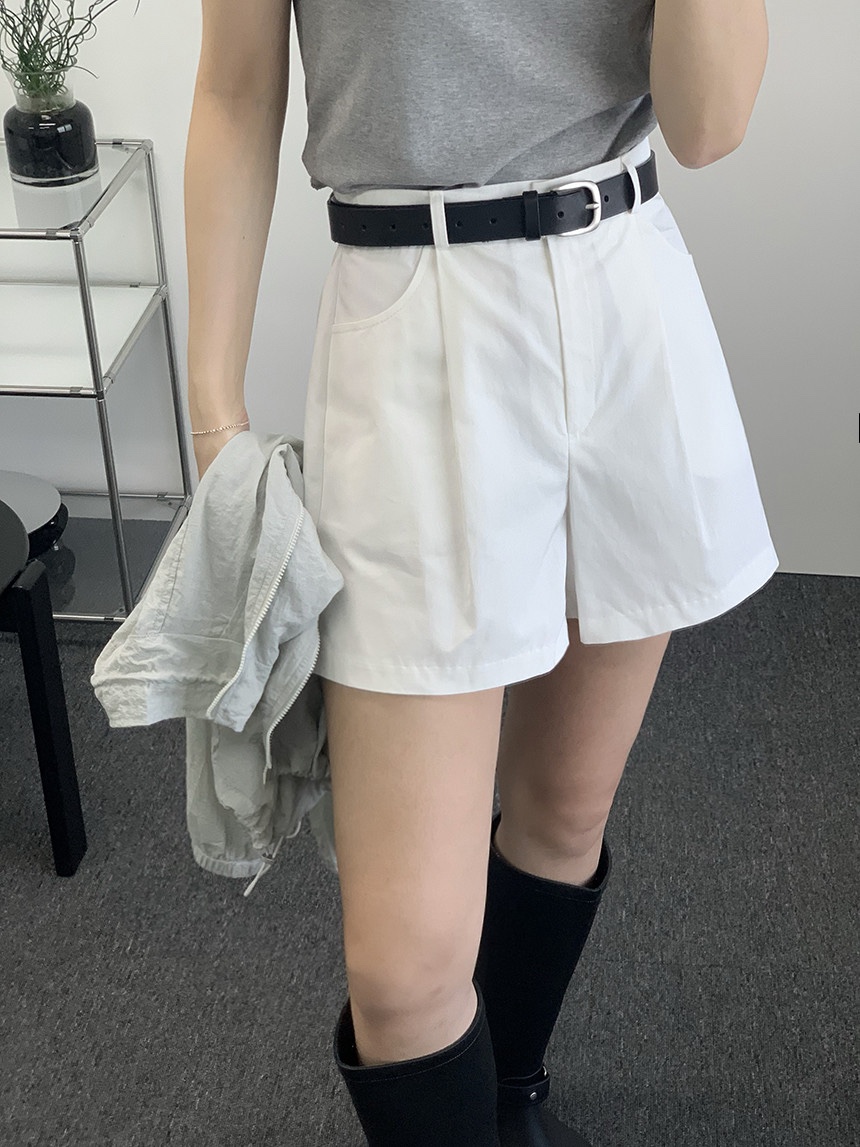 EOMPIT東大門㊣直郵女士新款時尚人氣推薦休閑短褲不含腰帶EOMPIT短褲