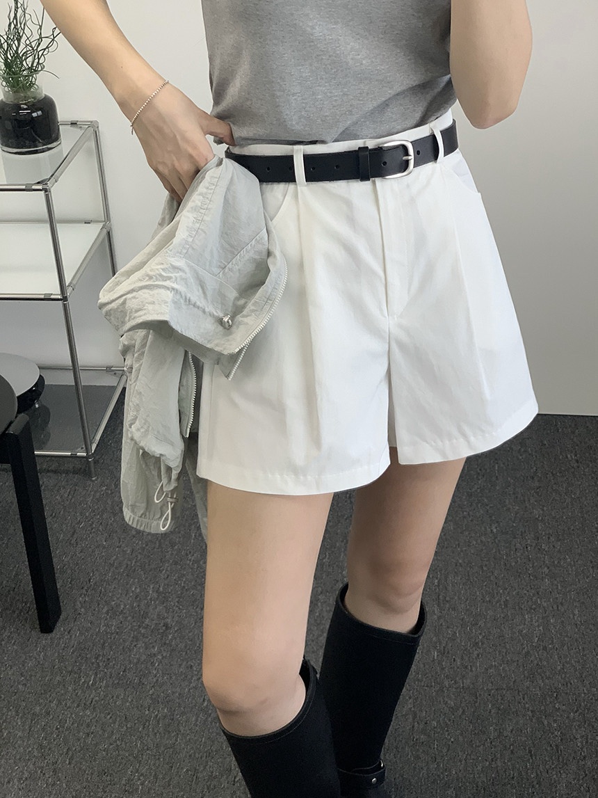 EOMPIT東大門㊣直郵女士新款時尚人氣推薦休閑短褲不含腰帶EOMPIT短褲
