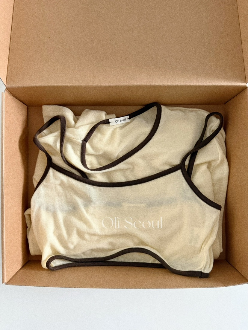 OLI SEOUL韓國直郵㊣女士新品推薦職業休閑時尚25秋冬吊帶背心OLI SEOUL吊帶/背心